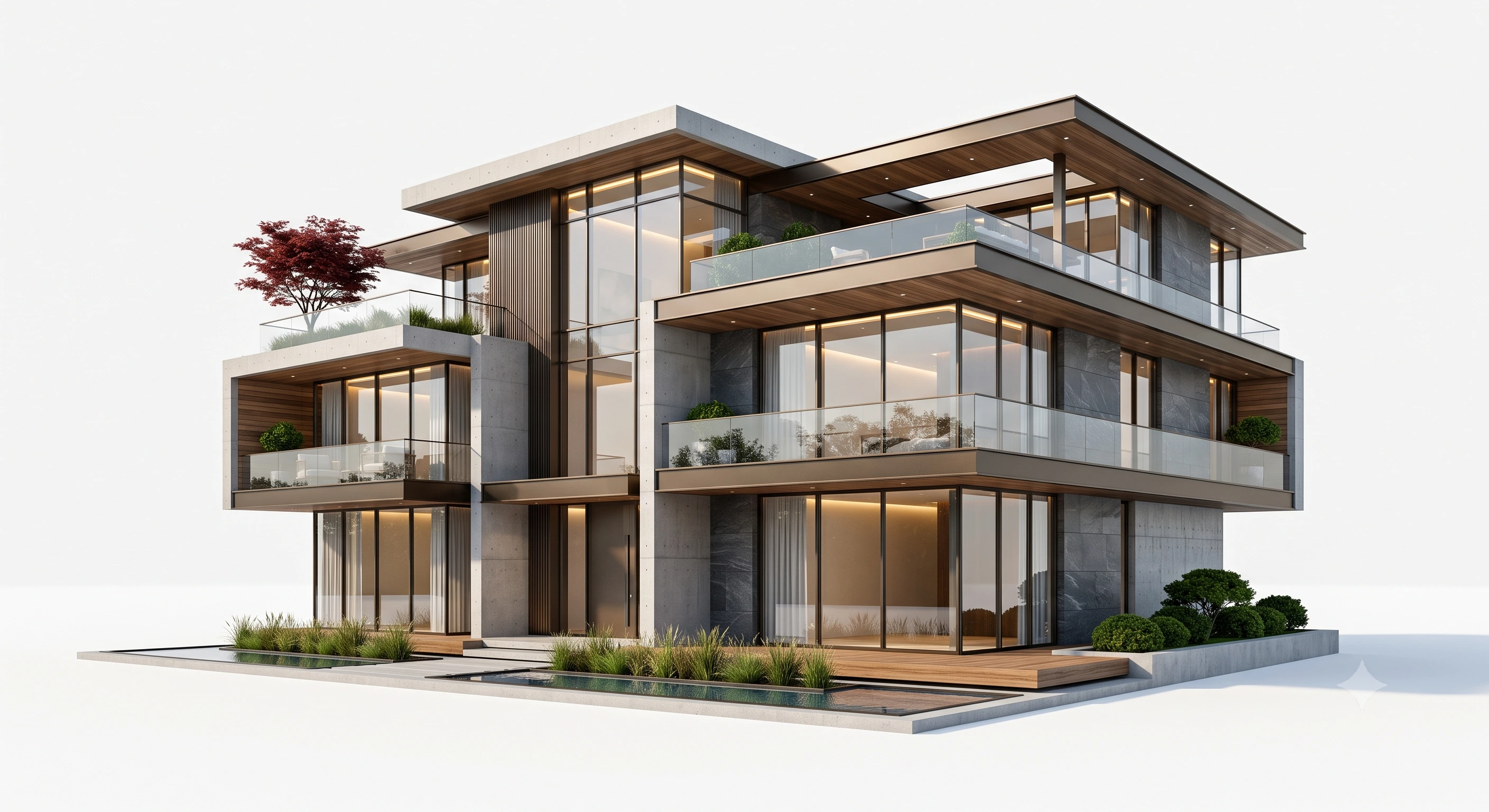 3D architectural visualization preview